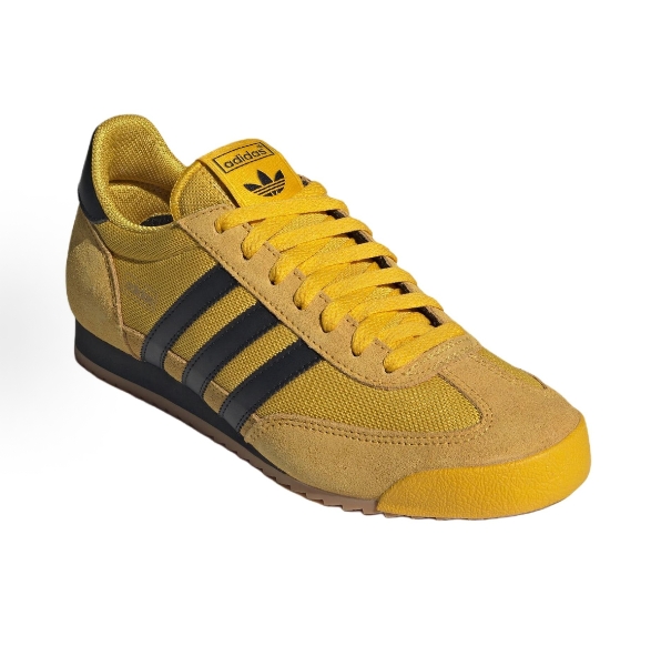 adidas originals R71 leather soft comfortable non-slip wear low top life casual shoes men's yellow