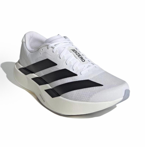 adidas Adizero Evo SL sports comfort anti-slip wear low top running shoes men's white black