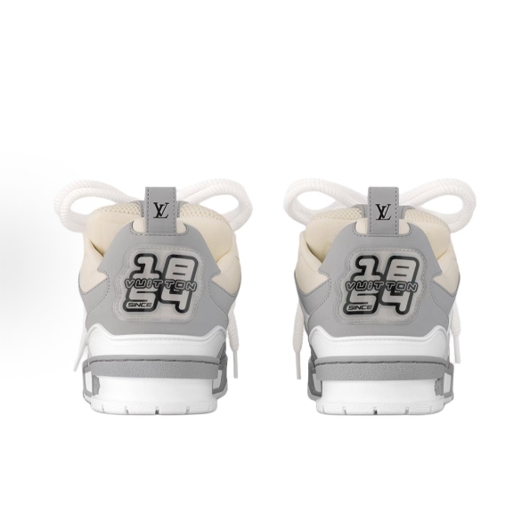 LOUIS VUITTON Skate Round toe Lace-up low-top Skate shoes for men and woman in grey