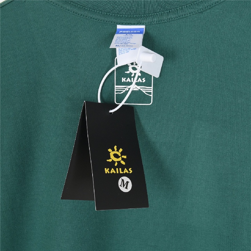 KAILAS - Men's and Women's Short - Sleeve T - Shirts Made of Double - Yarn Pure Cotton