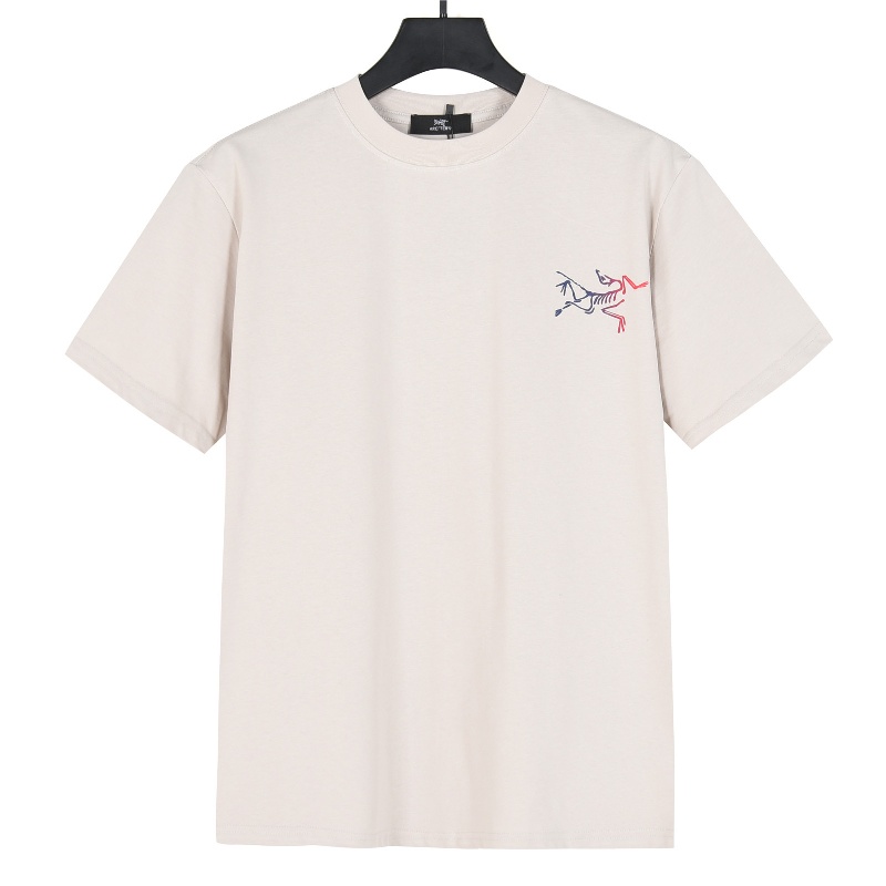 ARCTERYX 2025 Best-selling Short-sleeved T-shirt with Color Gradient Bird Prints on Both the Front and the Back