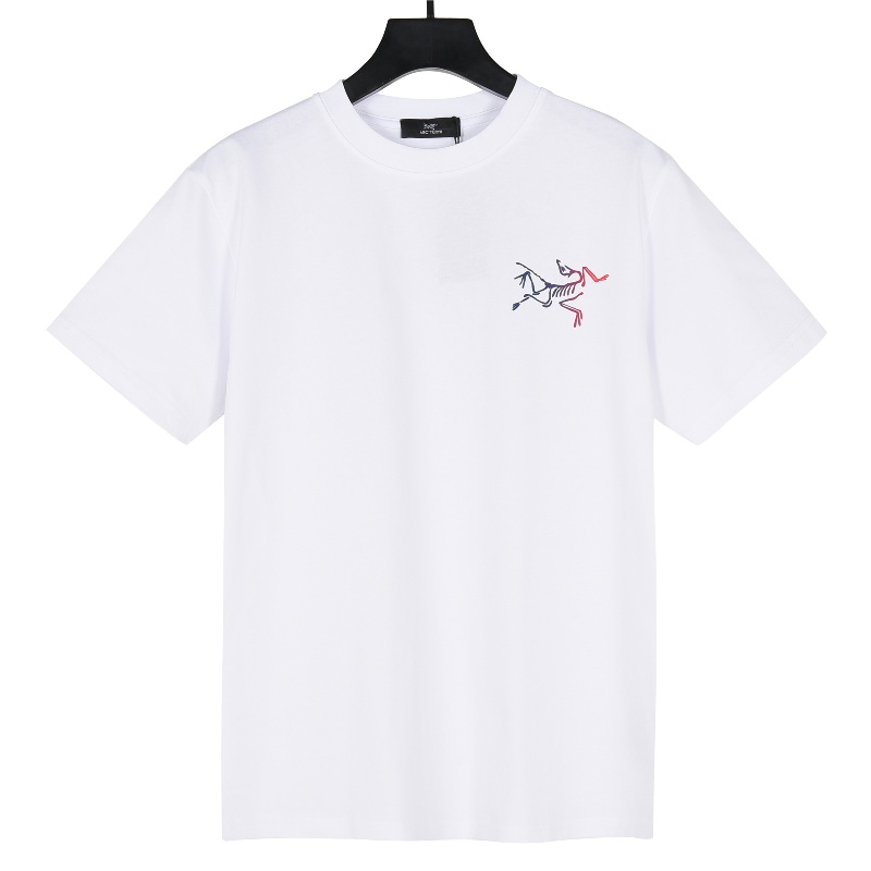 ARCTERYX 2025 Color Gradient Bird Printed Short-sleeved T-shirt with Prints on the Front and Back