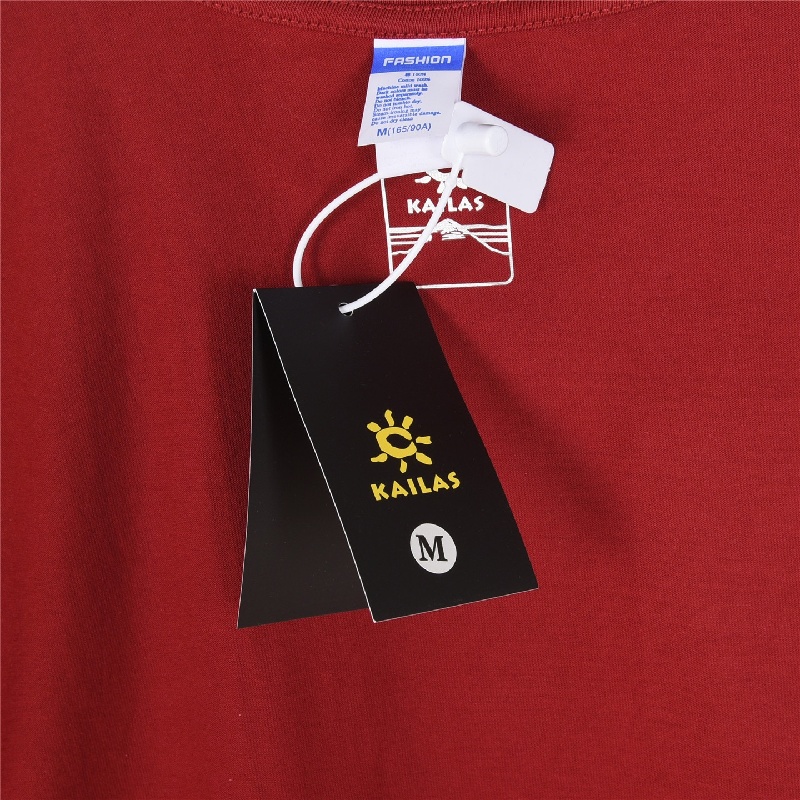 KAILAS - Men's and Women's Short - Sleeve T - Shirts Made of Double - Yarn Pure Cotton