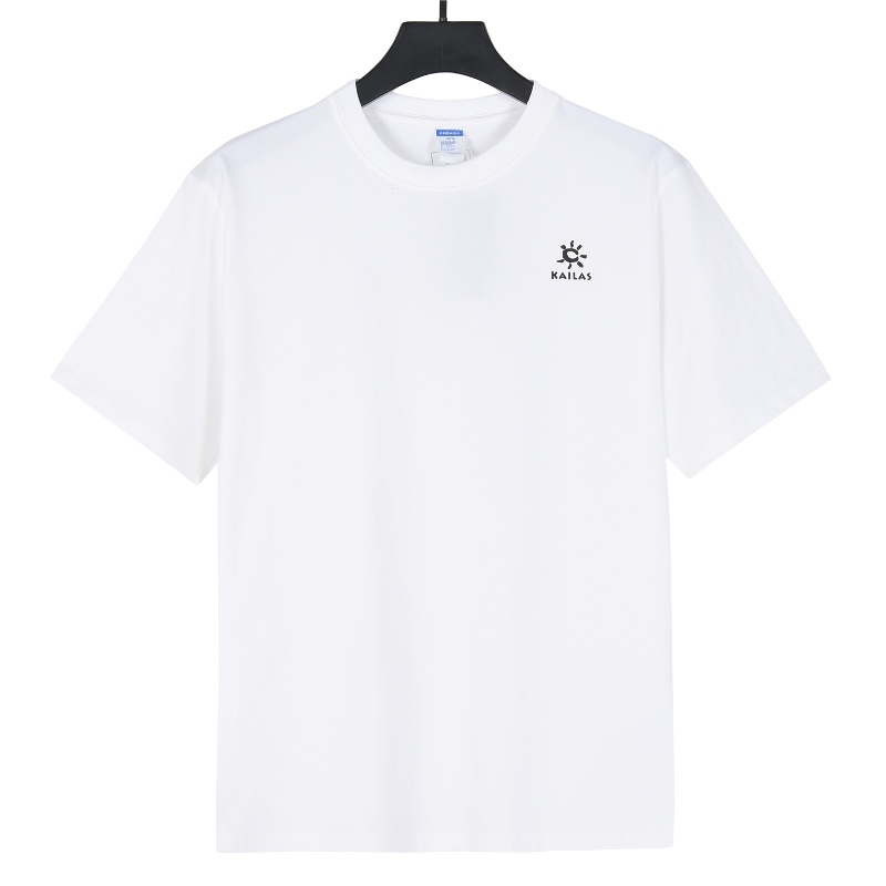 KAILAS - Couple's Short - sleeved T - shirt made of Double - yarn Pure Cotton.