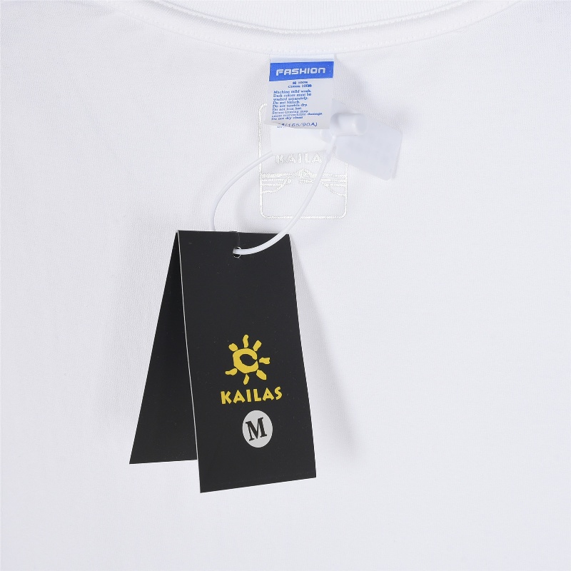 KAILAS - Couple's Short - sleeved T - shirt made of Double - yarn Pure Cotton.