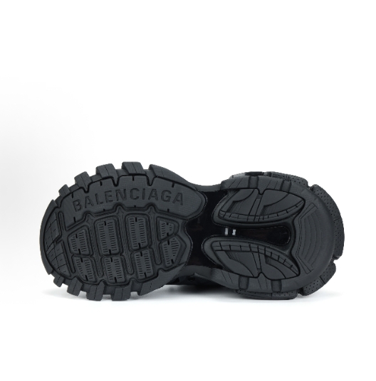 Balenciaga Track 1.0 embossed logo Black Warrior Running Sports Casual Low-top Dad Shoes for man and women Black
