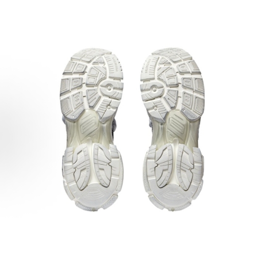 Balenciaga Runner Graffiti Mesh lace-up Low top sport casual shoes for man and woman in white and black as old version >