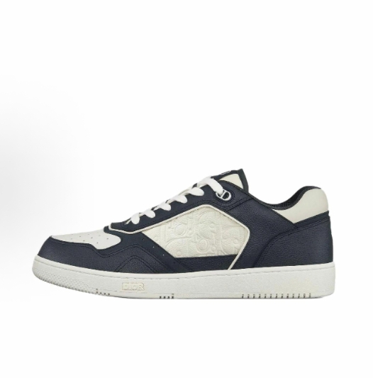 DIOR B27 Cowhide round-toe lace-up Sneakers for men and woman in blue