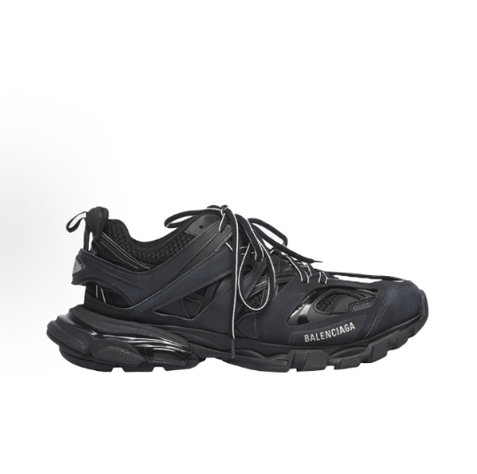 Balenciaga Track 1.0 track led trainers Stylish, retro, anti-slip, lightweight, low-top Dad shoes for Man and woman in black