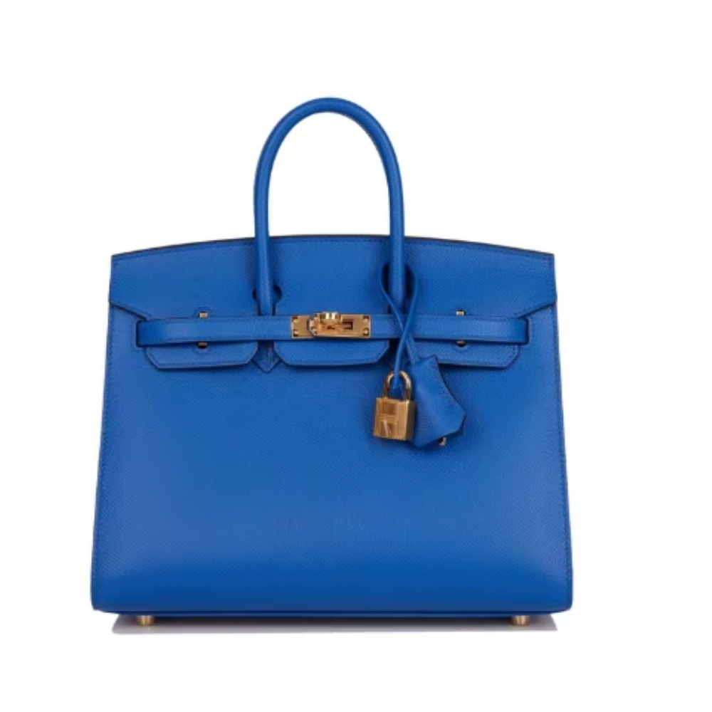 HERMES Birkin 25, Women's Style, French Blue