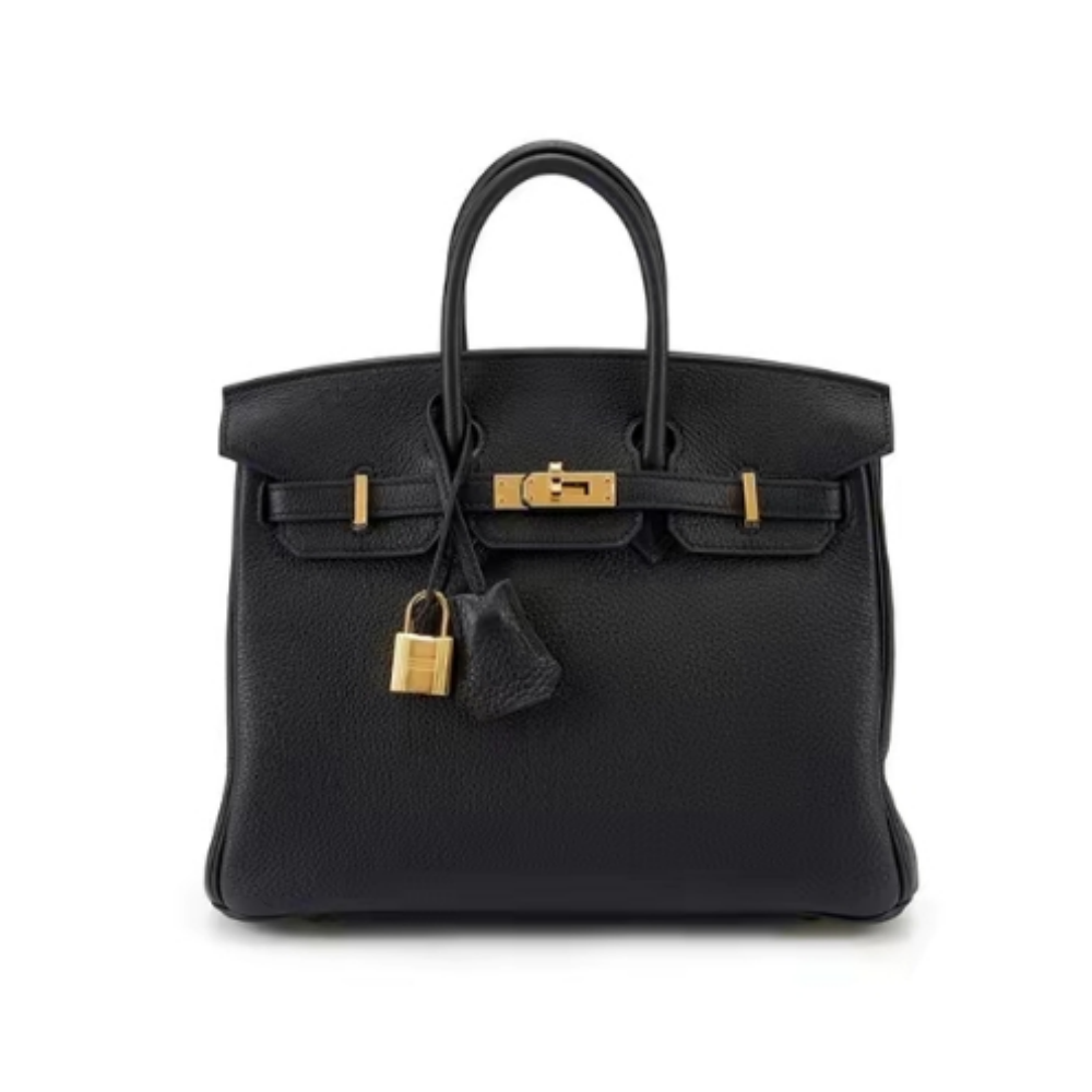 HERMES Birkin 25, Women's Style, Noir Black