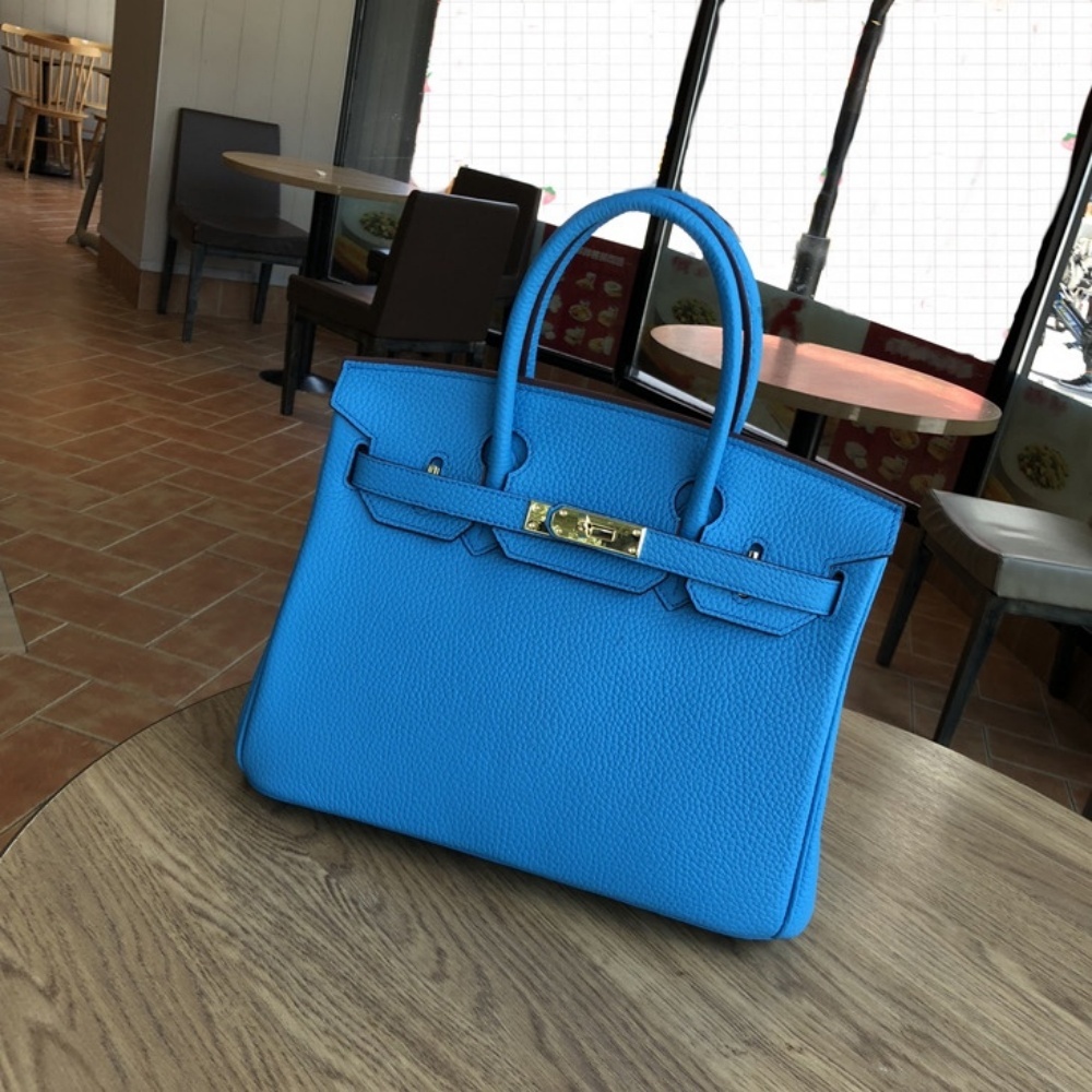 HERMES Birkin 25, Women's Style, French Blue