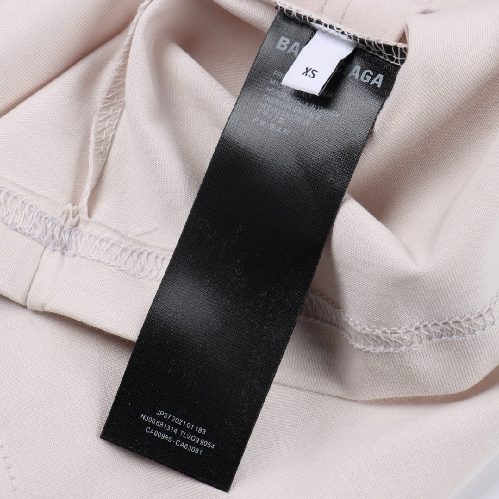 Balenciaga Short-sleeved T-shirt with Inkjet Dissolved Coke Design