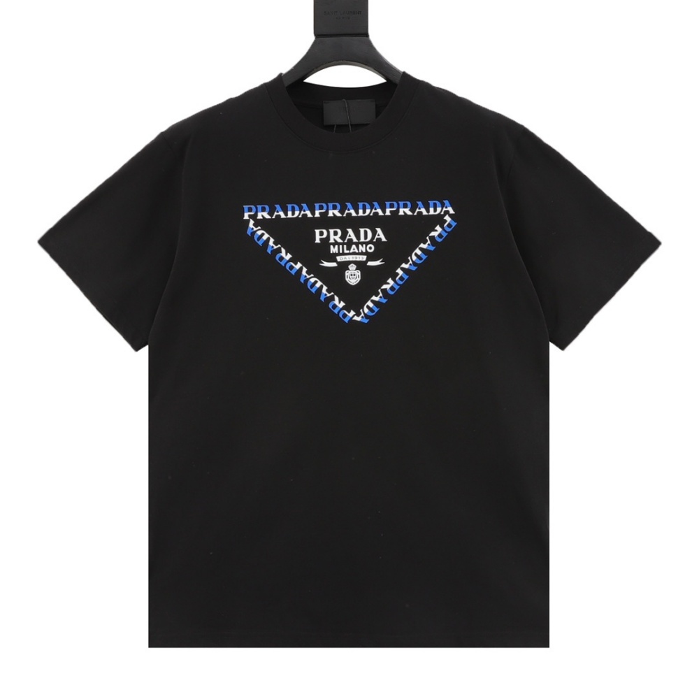Prada Chest Color - Blocked Logo T - shirt