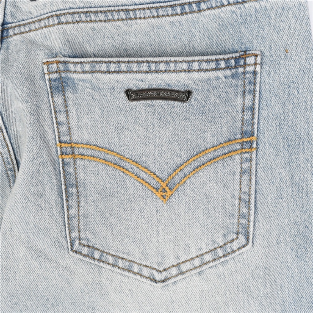 Chrome Hearts Sanskrit - printed Rear - waist Jeans