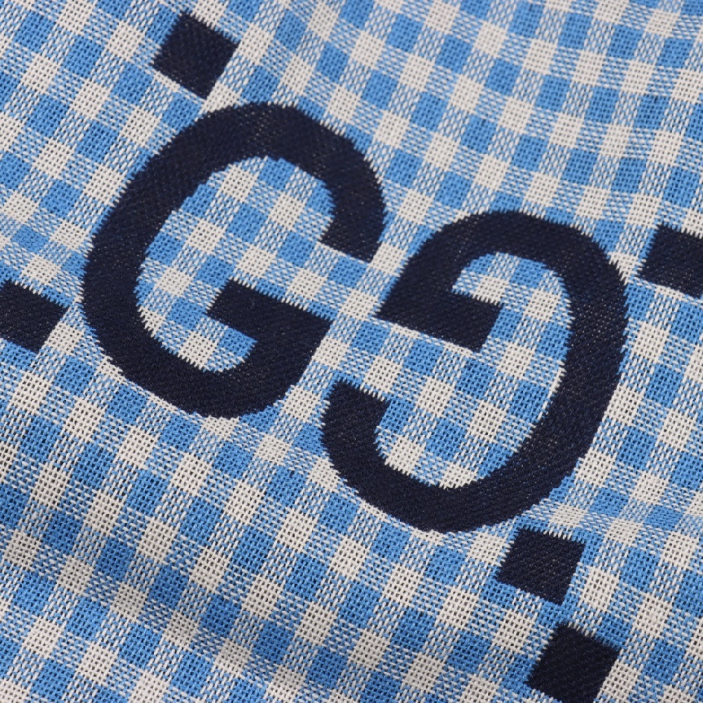 GUCCI Casual Shorts with All-over Monogram Print