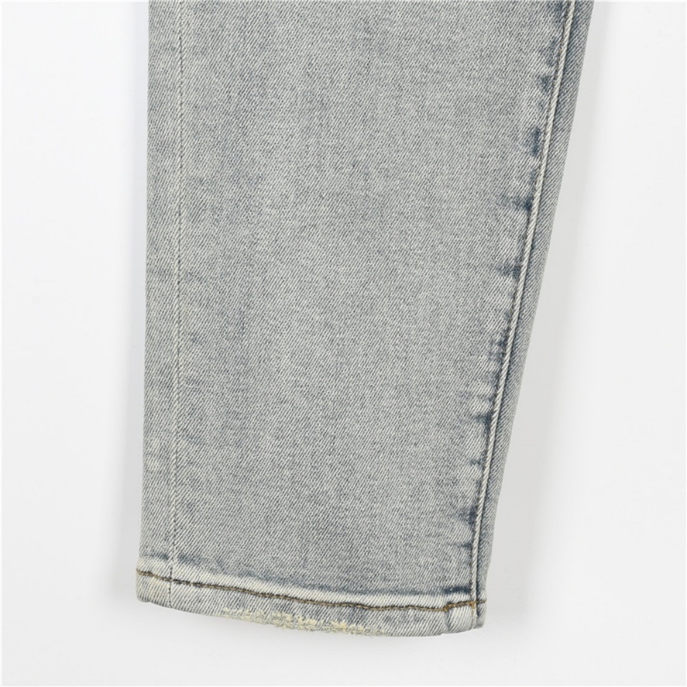 LOEWE Glitch - style Embroidered LOGO Jeans