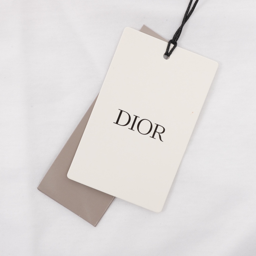 DIOR Patch Logo Crew - neck Short - Sleeve Shirt