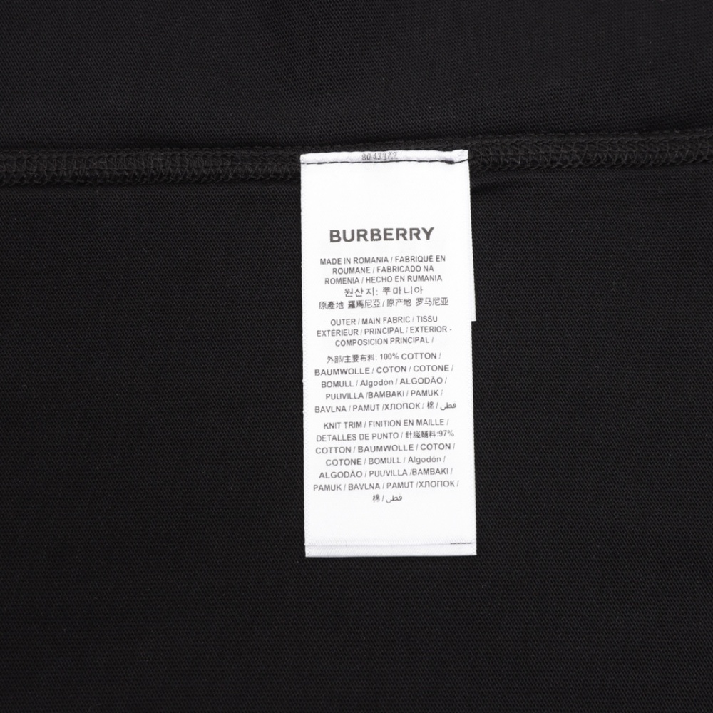 Burberry Oak Leaf Shield Logo Embroidered Short - Sleeve Shirt