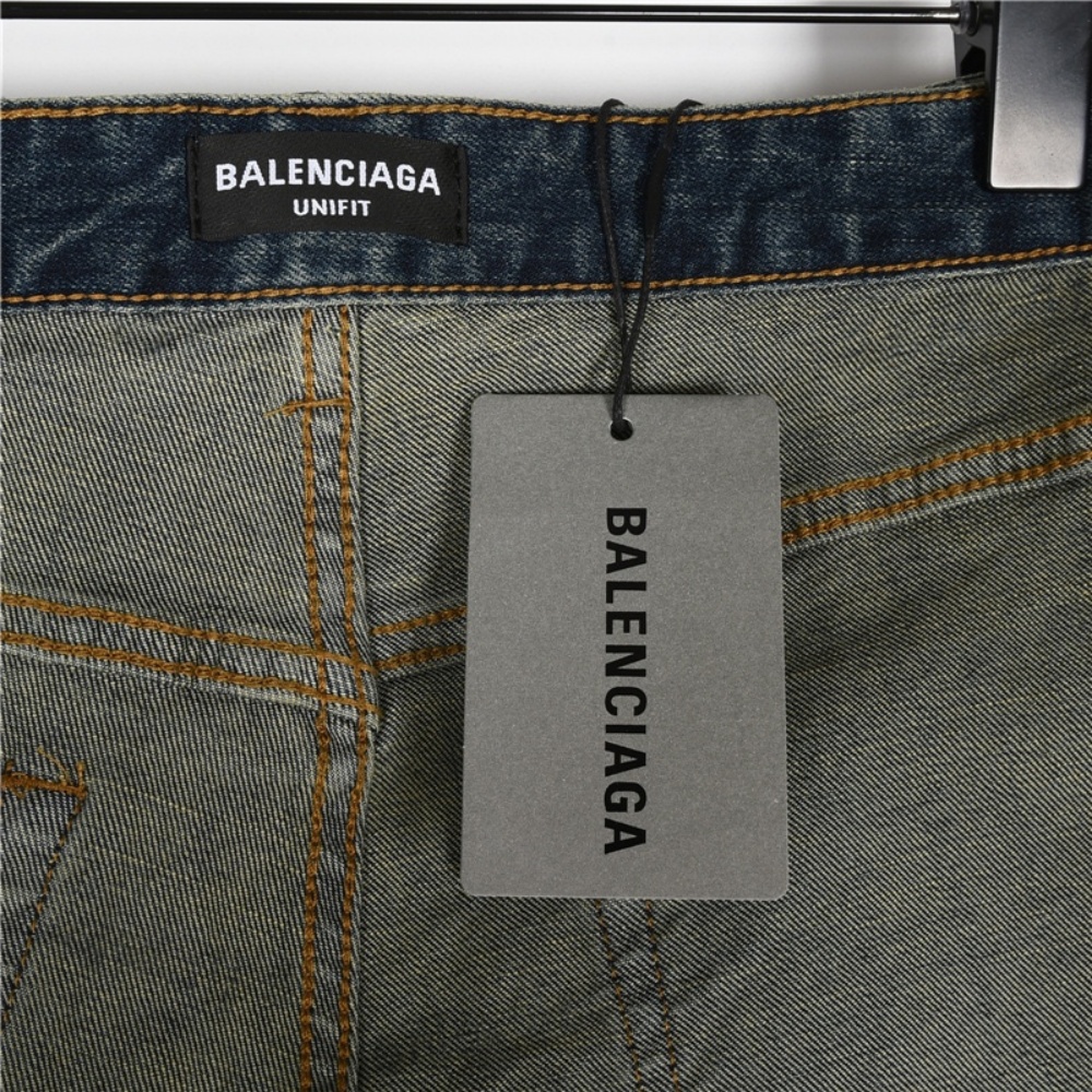 Balenciaga Jeans with All - over Danmaku Print