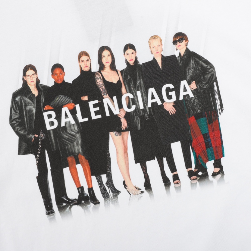 Balenciaga All - Star Character Print Short - Sleeve Shirt