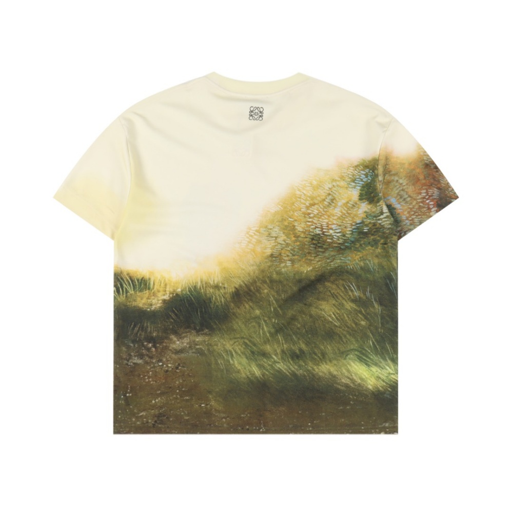 Loewe Watercolor Bedlington Terrier Short - Sleeve Shirt