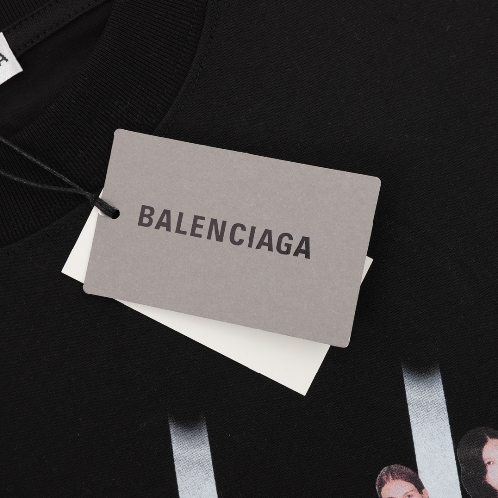 Balenciaga All - Star Characters Printed Short - Sleeve Top