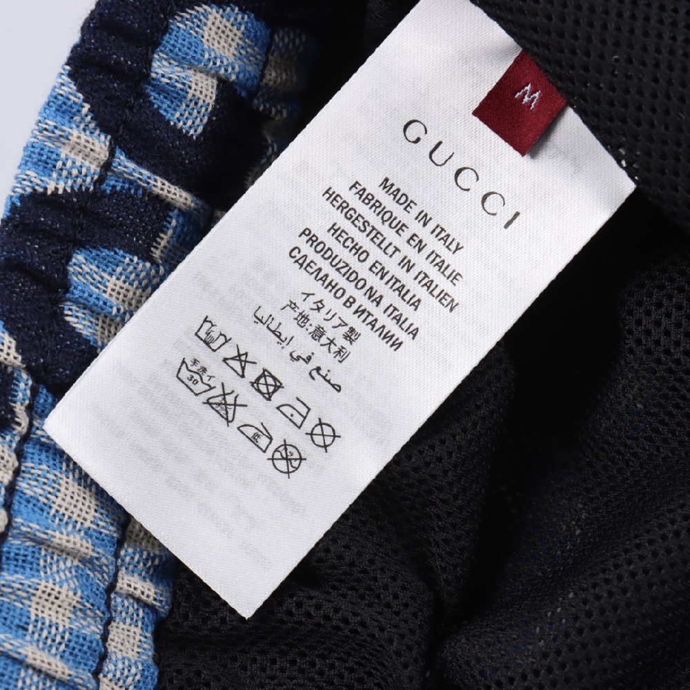 GUCCI Casual Shorts with All-over Monogram Print