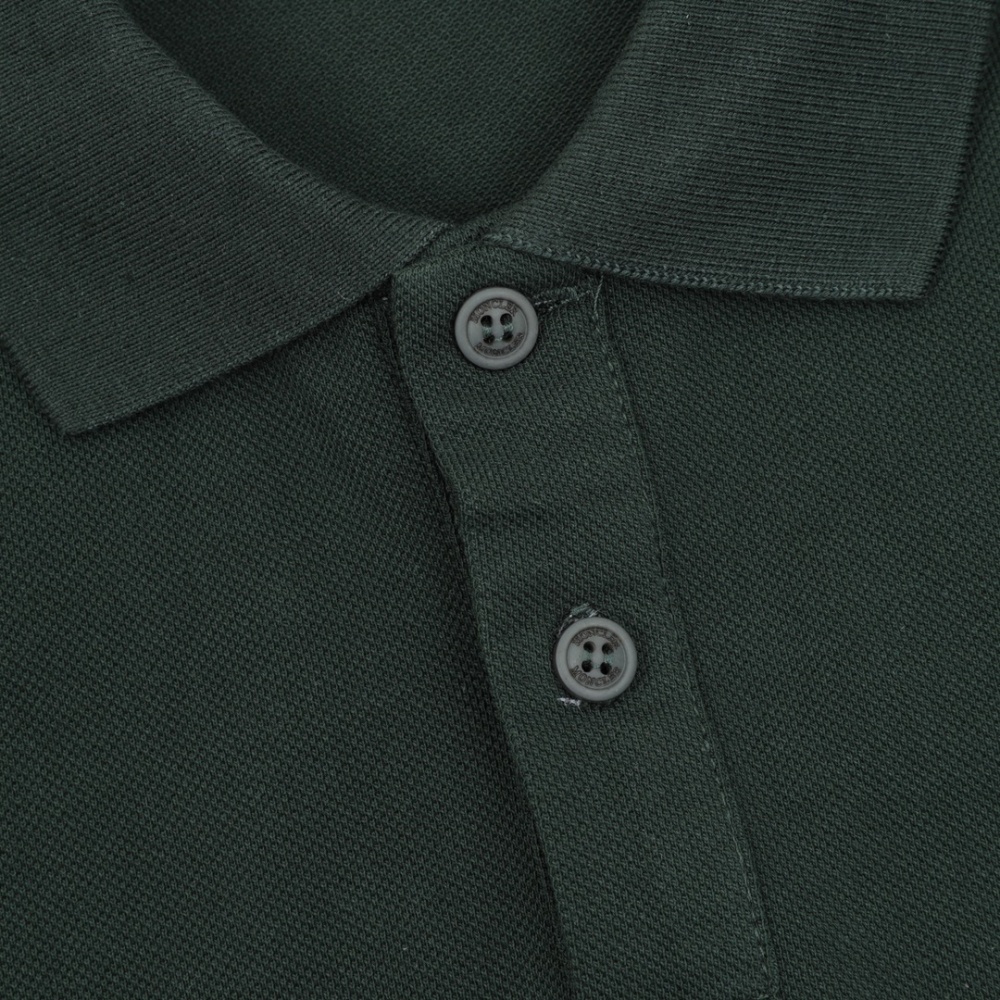 Moncler short - sleeve polo shirt with sleeve webbing