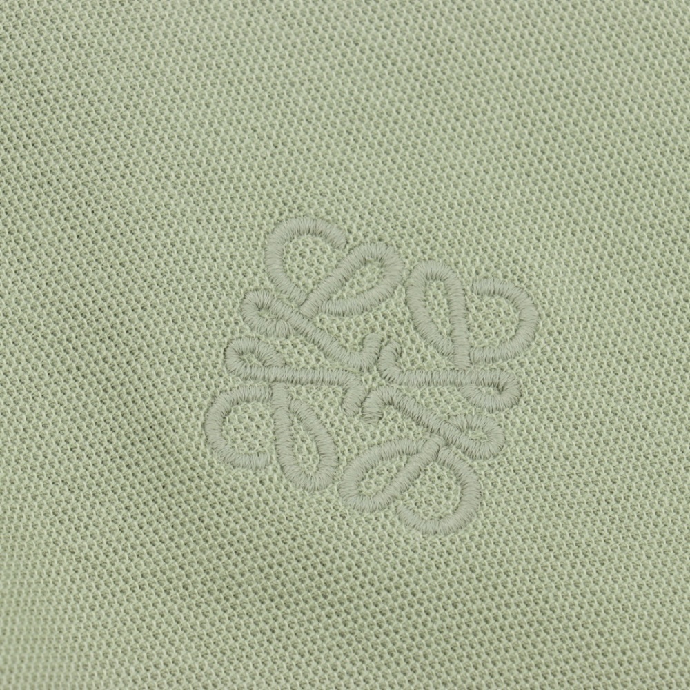 LOEWE Oversized - Needle Embroidered Placket Embroidered Short - Sleeve Polo Shirt
