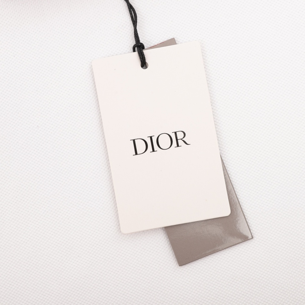 DIOR Embroidered LOGO Short - Sleeve Polo Shirt