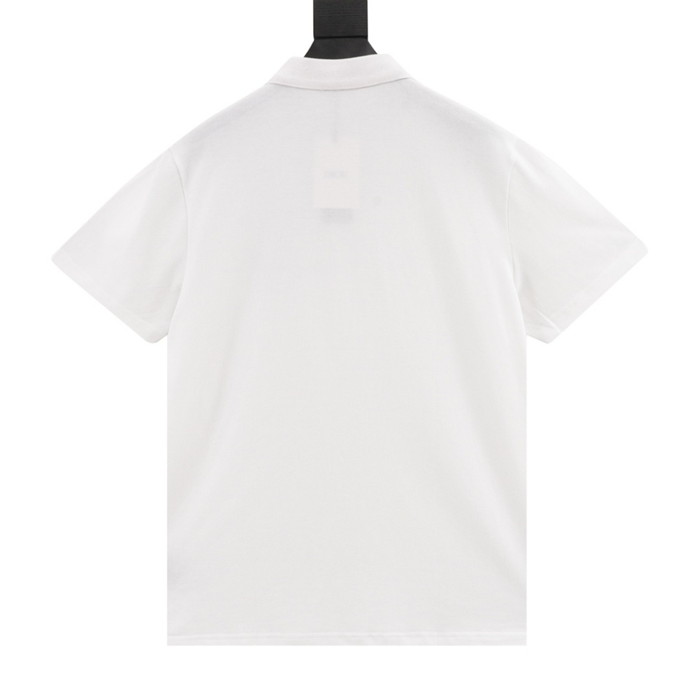 DIOR Embroidered LOGO Short - Sleeve Polo Shirt