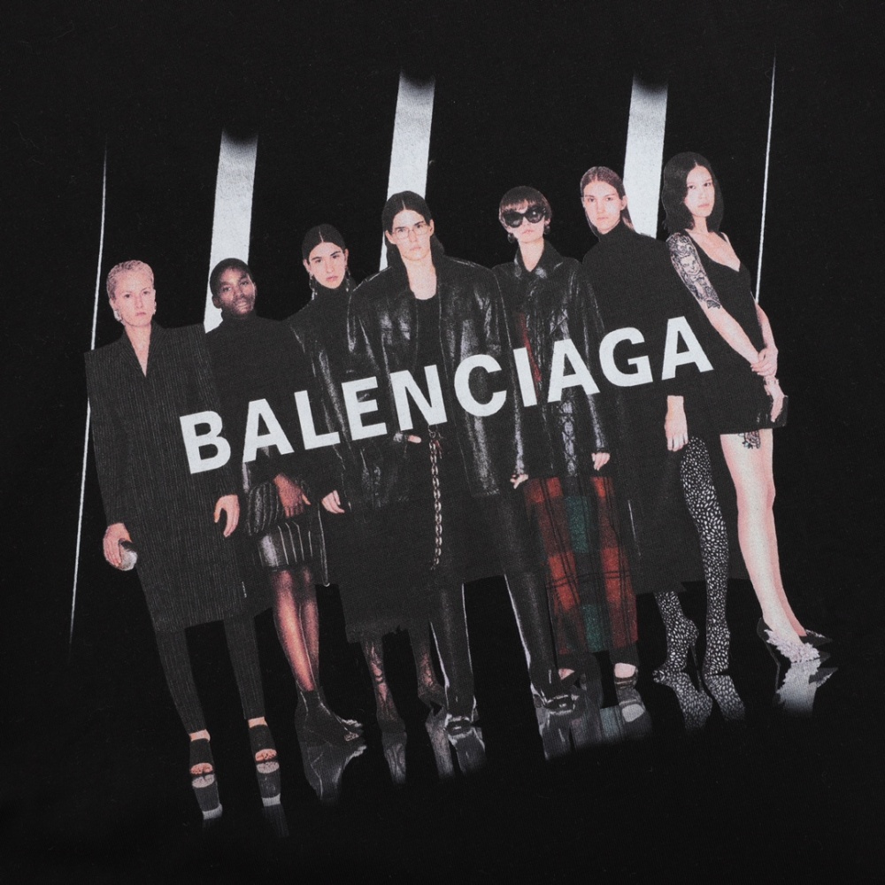 Balenciaga All - Star Characters Printed Short - Sleeve Top