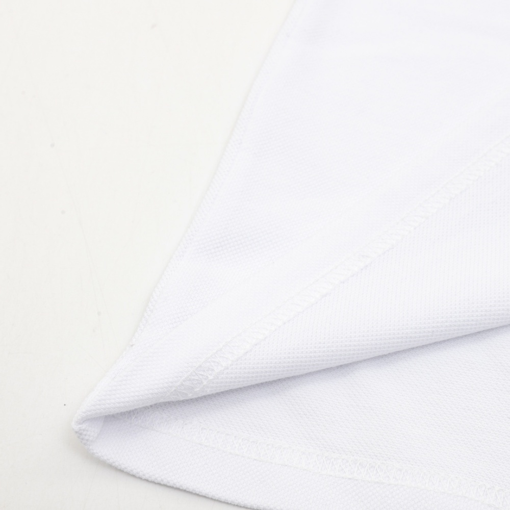 Moncler Short - Sleeve Polo Shirt with Sleeve Tape