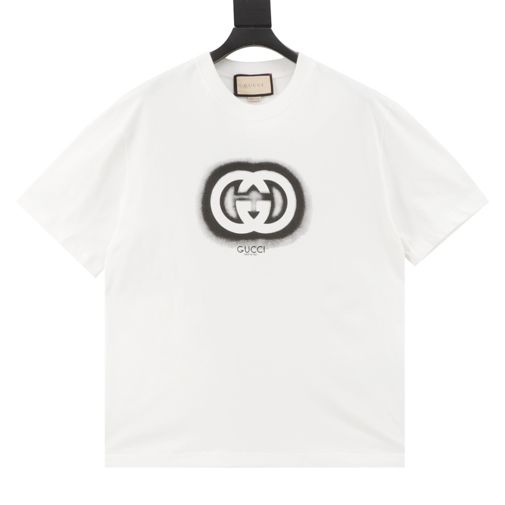 Gucci Double G Shadow Print T - Shirt