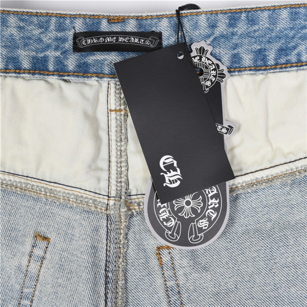 Chrome Hearts Sanskrit - printed Rear - waist Jeans