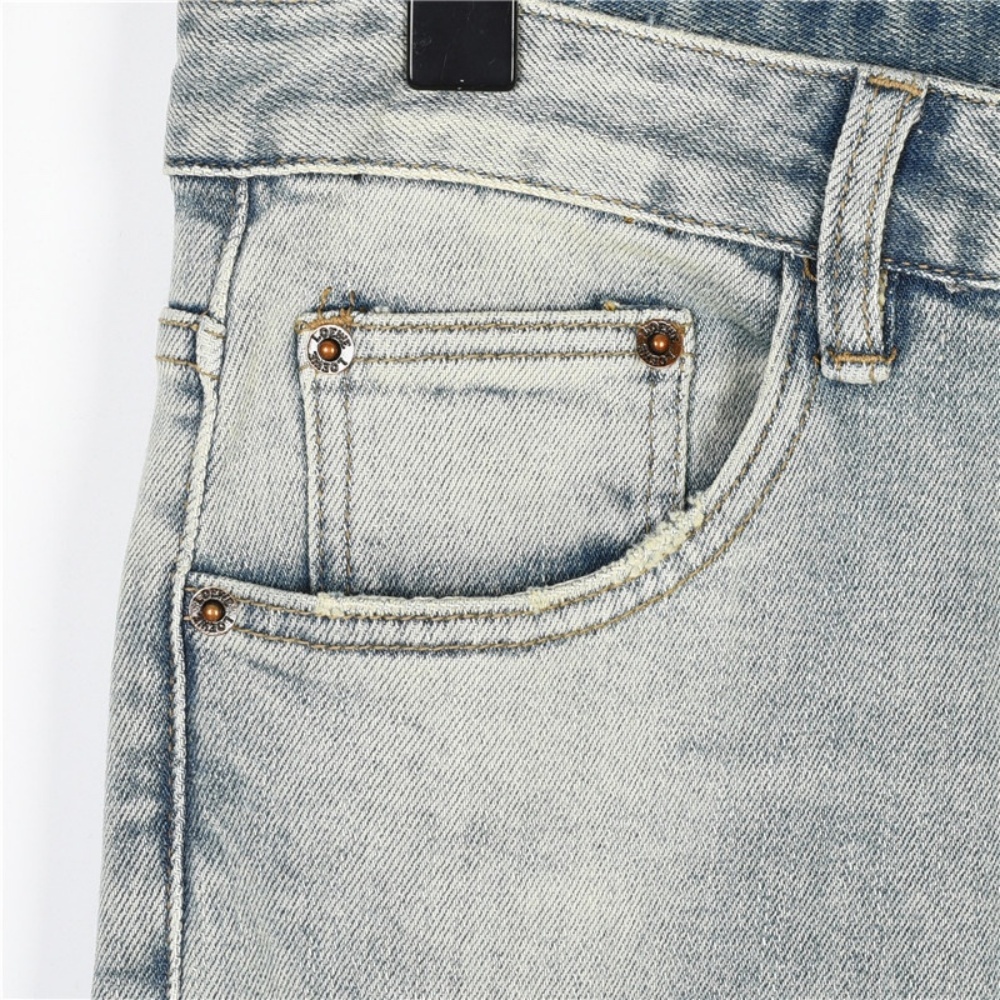 LOEWE Glitch - style Embroidered LOGO Jeans