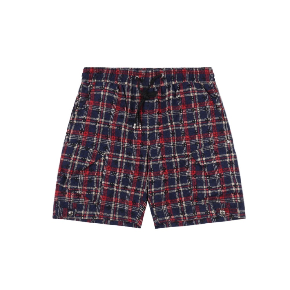 Chrome Hearts Cross - Print All - Over Vintage - Style Casual Shorts