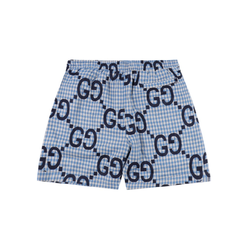 GUCCI Casual Shorts with All-over Monogram Print