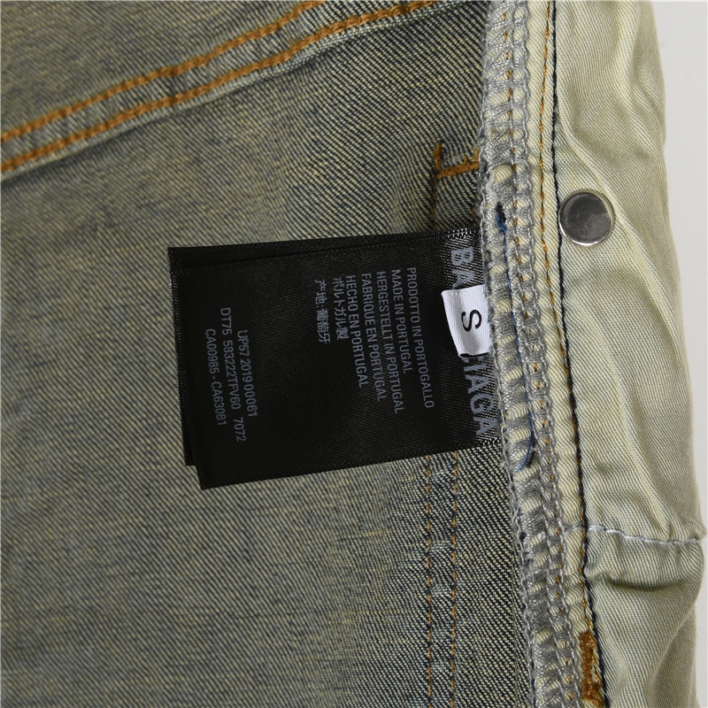 Balenciaga Jeans with All - over Danmaku Print