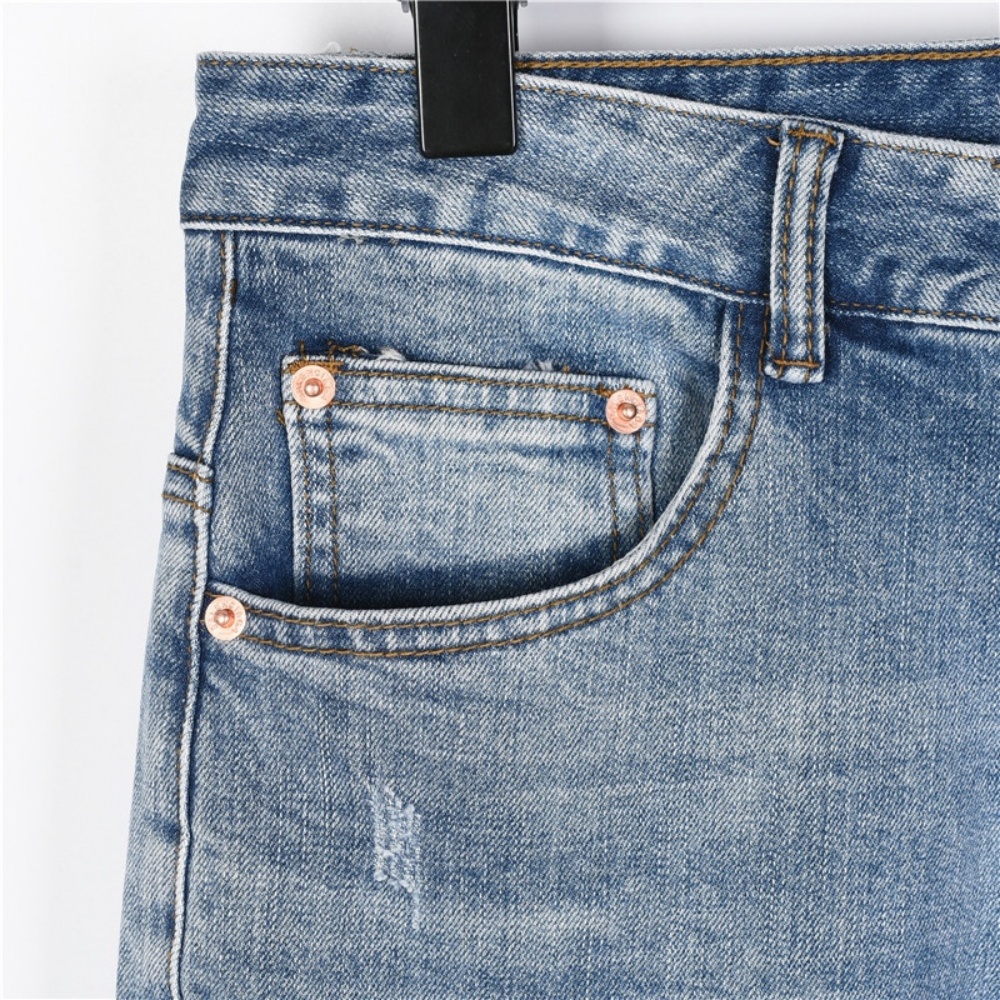 Balenciaga jeans with double - B logo on the back pocket