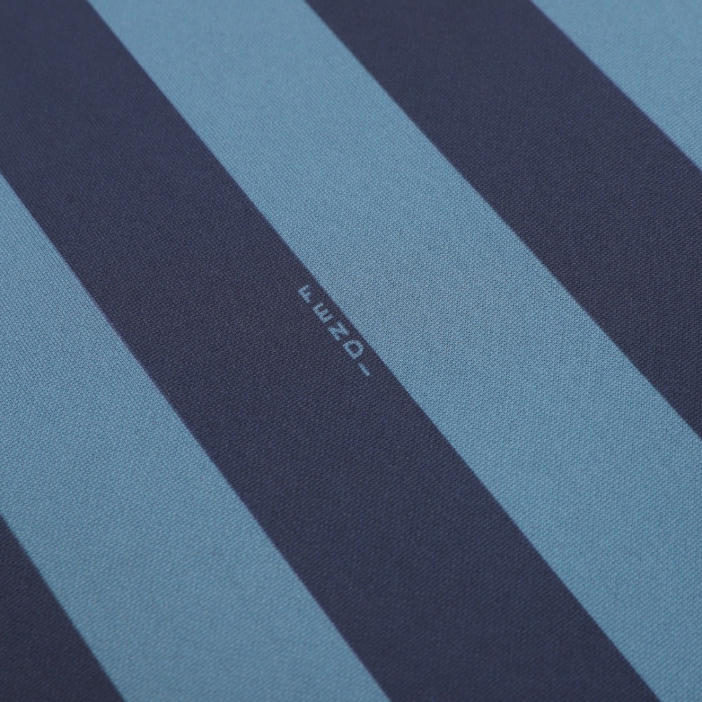 FENDI FD Club Badge Striped V - neck Short - Sleeve T - shirt