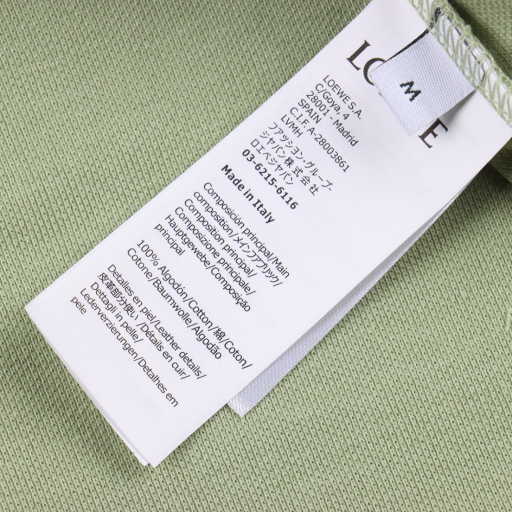 LOEWE Oversized - Needle Embroidered Placket Embroidered Short - Sleeve Polo Shirt