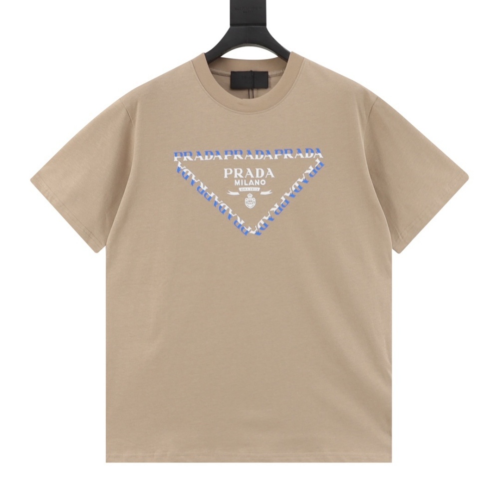 Prada Chest Color - Blocked Logo T - shirt