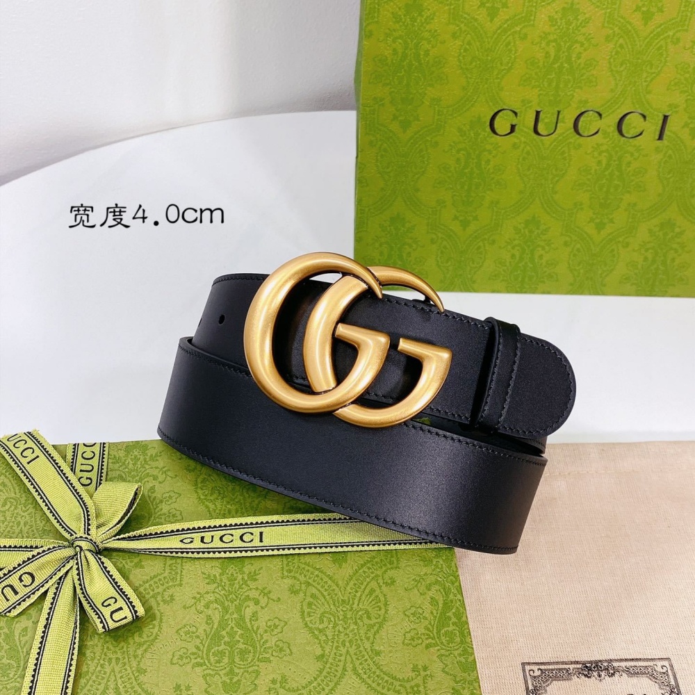 Gucci belt, made of custom - imported original leather. It's a classic best - selling item with a width of 4.0 cm.