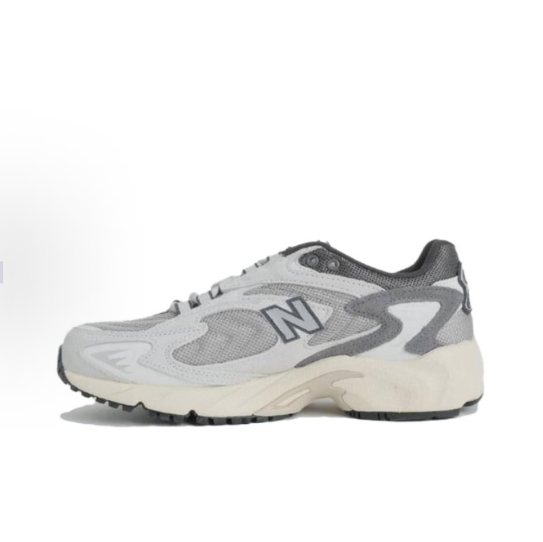 New Balance NB 725 retro sports shock-absorbing wear-resistant low-top casual running shoes for men and women the same gray white