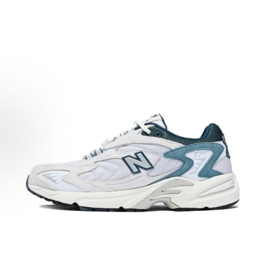 New Balance NB 725 retro sports shock-absorbing wear-resistant low-top casual running shoes for men and women the same gray white