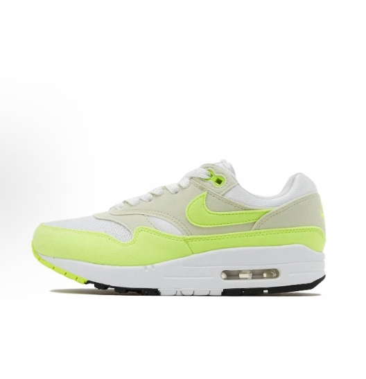 Nike Air Max 1 trendy low-top casual shoes for both men and women in white and black