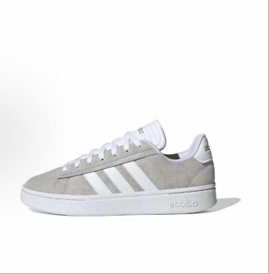 adidas GRAND COURT ALPHA 00S Comfortable thin-soled breathable low-top sneakers for women in black