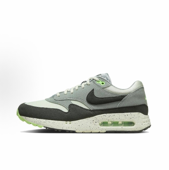 Nike Air Max 1 trendy low-top casual shoes for both men and women in white and black
